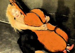 Pièce pour une femme, une violoncelle... - illustration